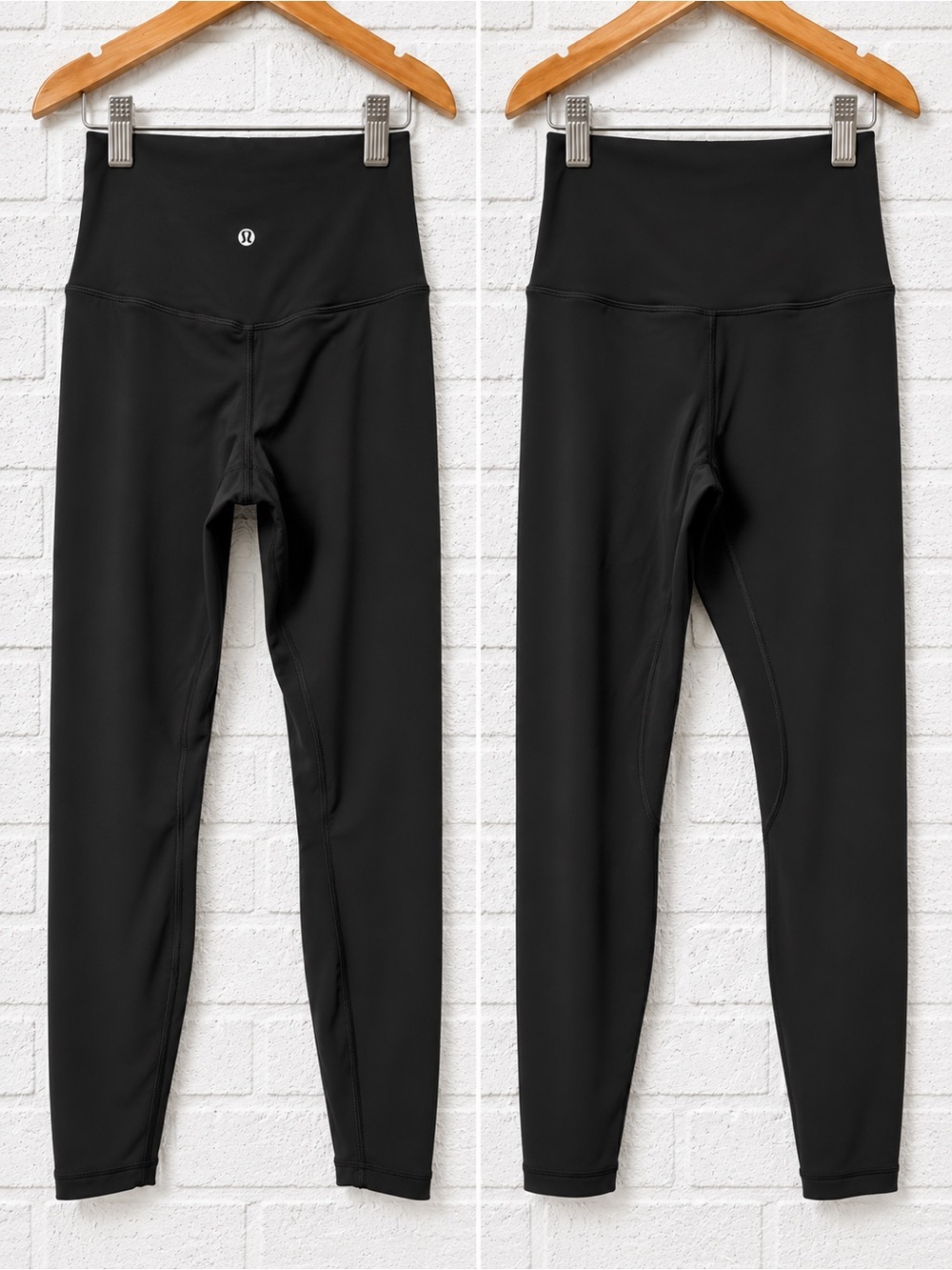 Lululemon Black Cropped Leggings Yoga Athleisure Size 4